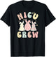 NICU Crew NICU Nurse Easter Bunny NICU Nursing Easter Day T-Shirt - T-Shirt | Black