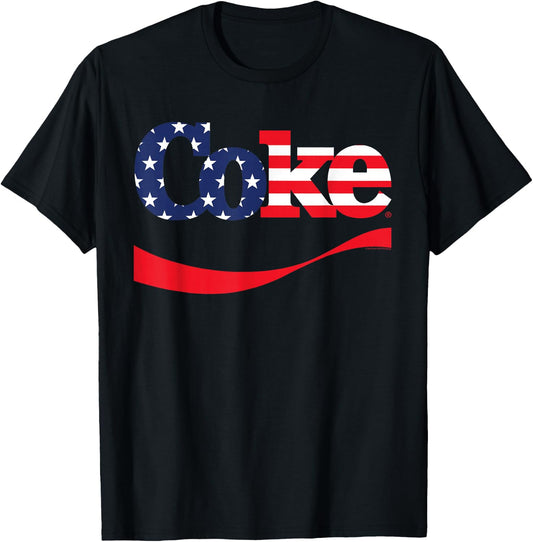 Coca-Cola - Flag T-Shirt - T-Shirt | Black