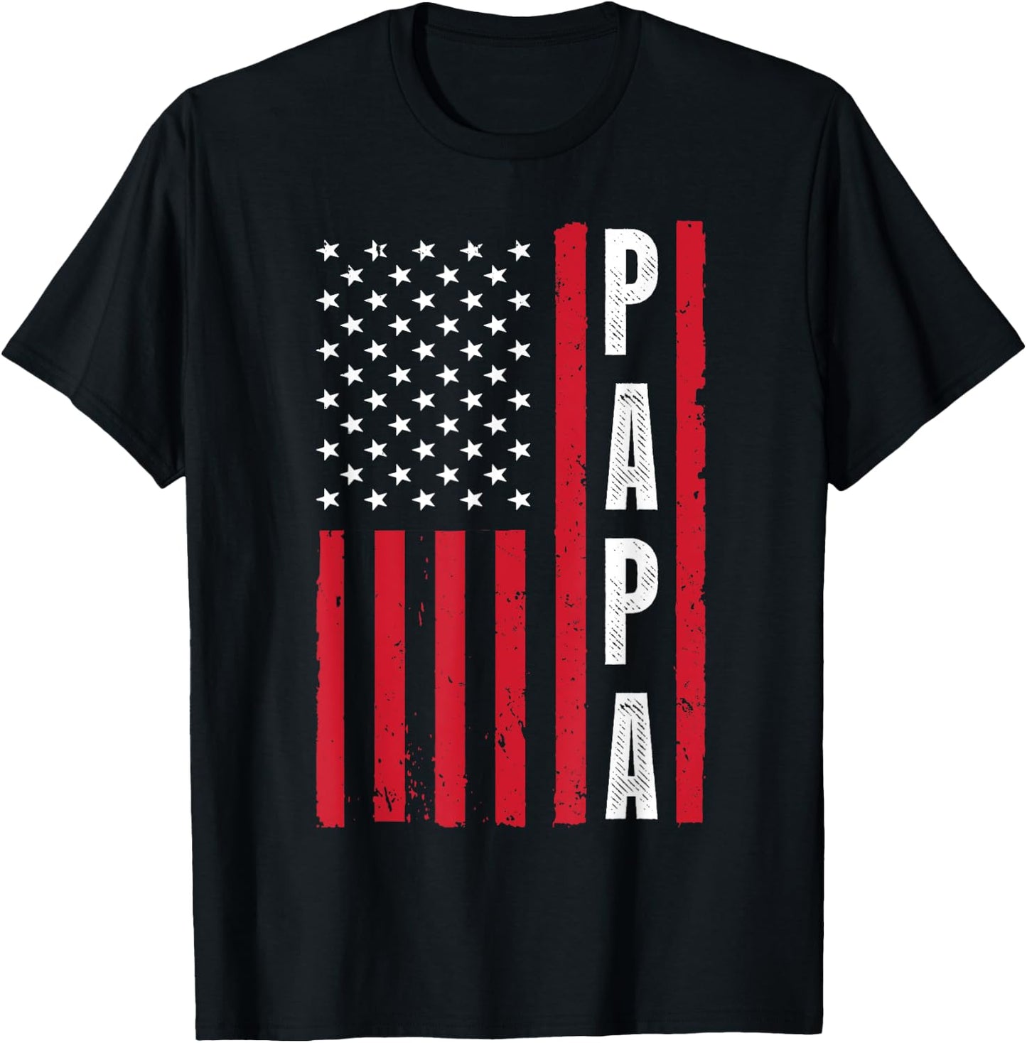 Best Papa Design Dad Grandpa Papi Father's Day Papa T-Shirt - T-Shirt | Black