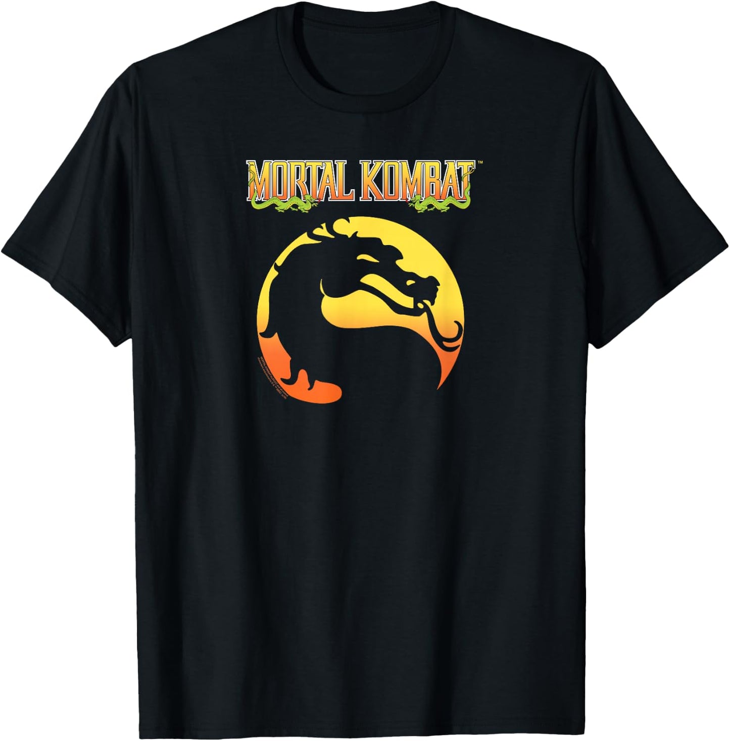Mortal Kombat Klassic Logo T-Shirt - T-Shirt | Black