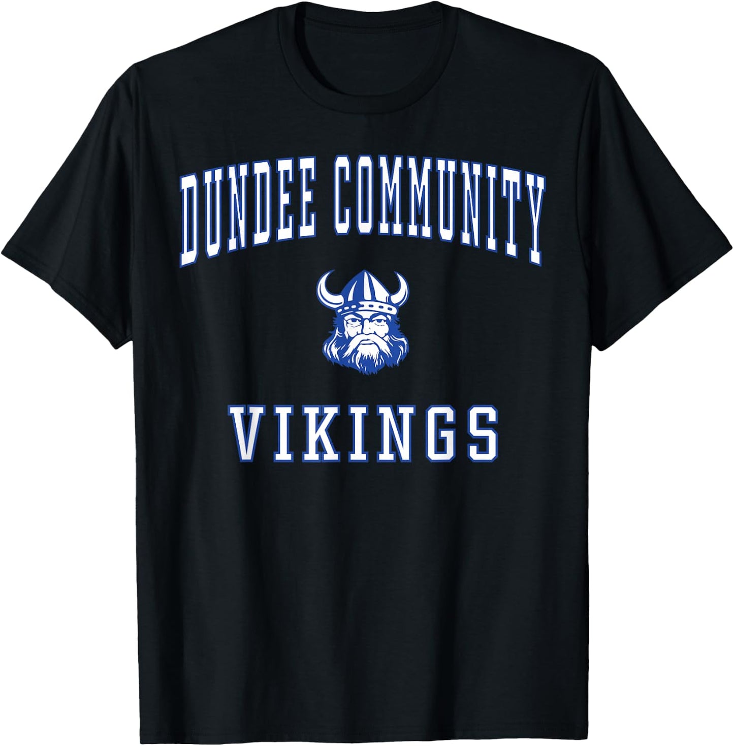Dundee Community High School Vikings T-Shirt - T-Shirt | Black