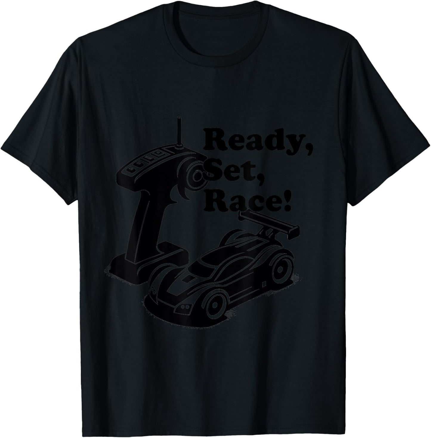 RC Car Racing Remote Control T-Shirt - T-Shirt | Black