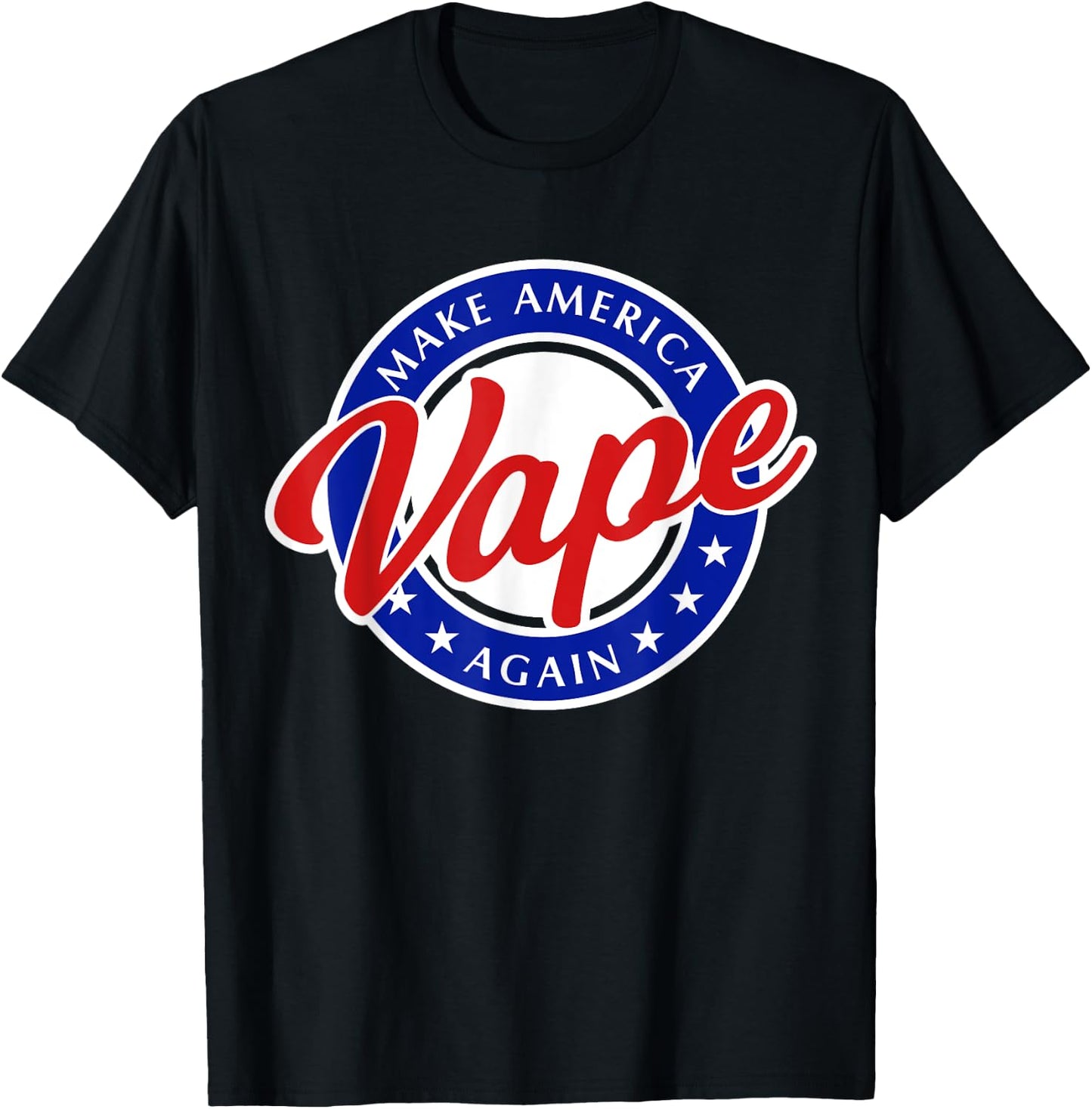 Funny Vape - Make America Vape Again T-Shirt - T-Shirt | Black