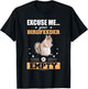 Excuse Me Your Birdfeeder Is Empty Funny Animal Squirrel T-Shirt - T-Shirt | Black