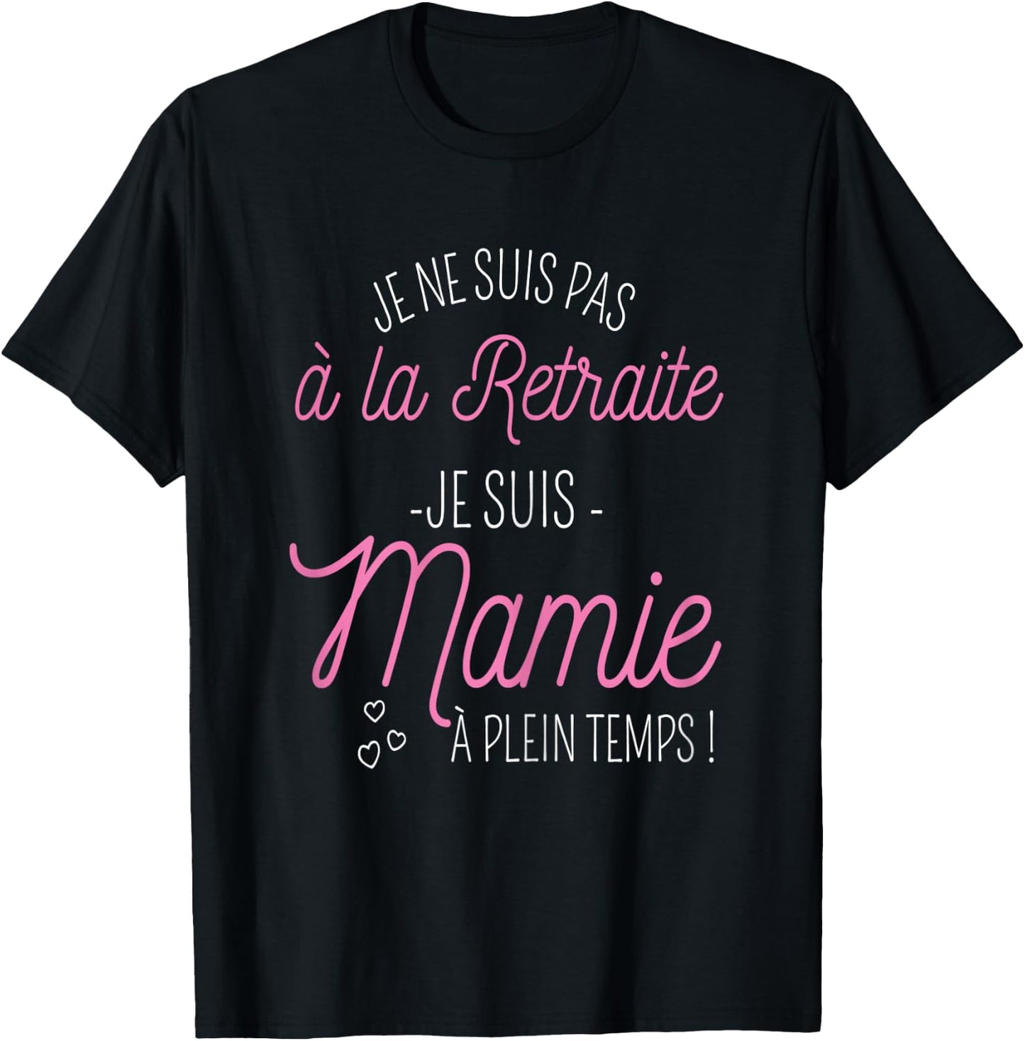 Granny Retired Funny Retirement Gift Grandma Pensioner T-Shirt - T-Shirt | Black