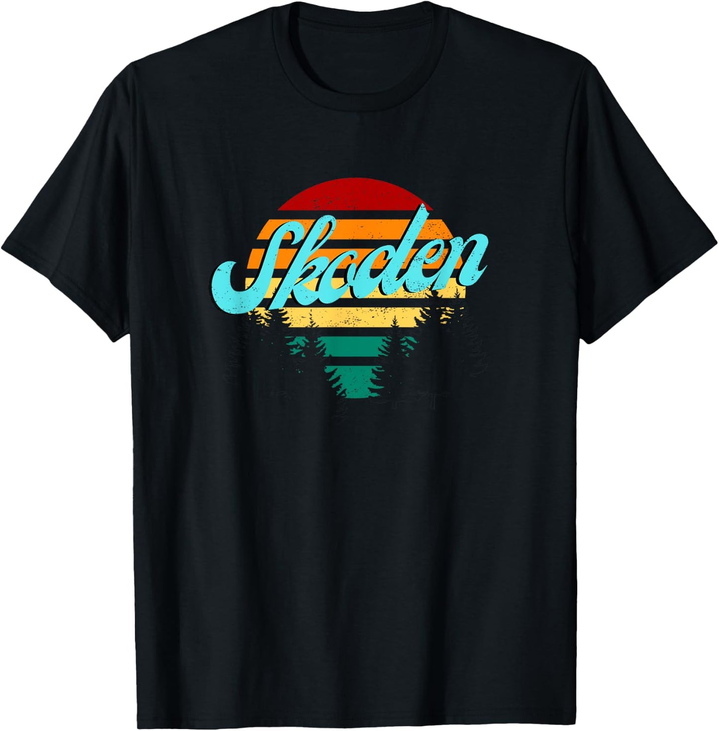Sunset Skoden T-Shirt - T-Shirt | Black