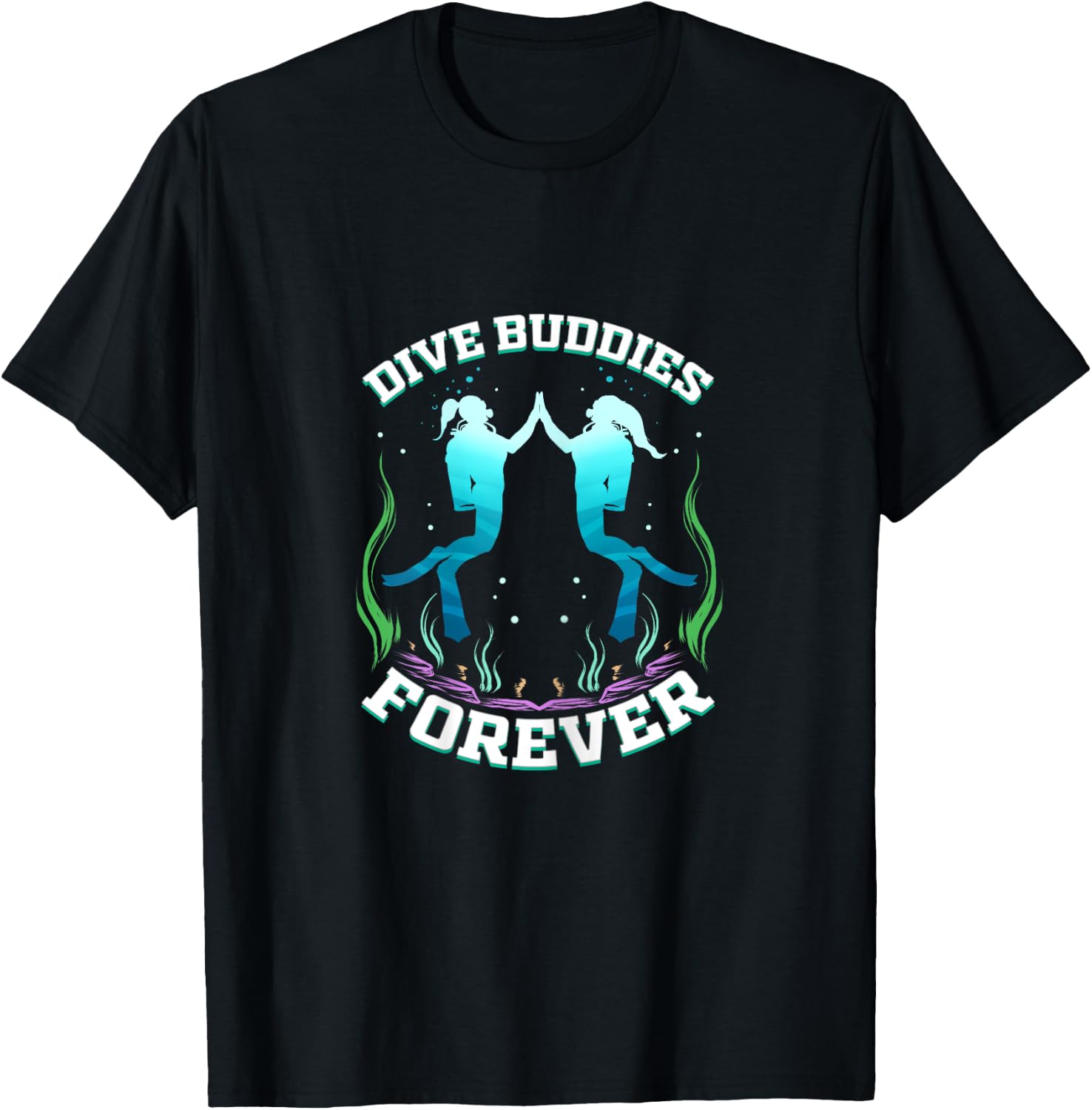 Scuba Dive Buddy for Diver Scuba Diving Girl Dive Buddies T-Shirt - T-Shirt | Black