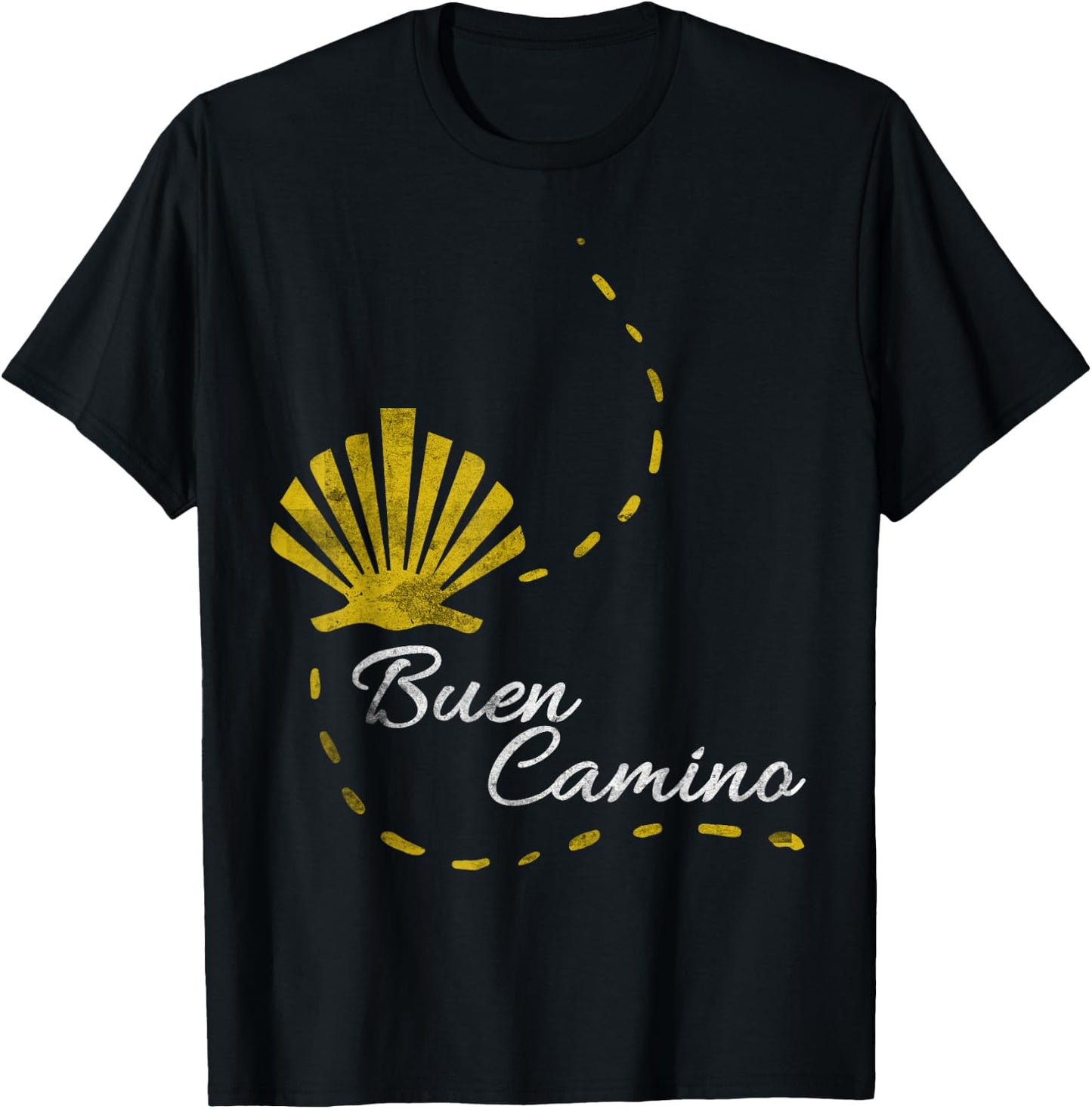 Buen Camino Pilgerfahrt Jakobsweg Camino de Santiago Pilger T-Shirt - T-Shirt | Black