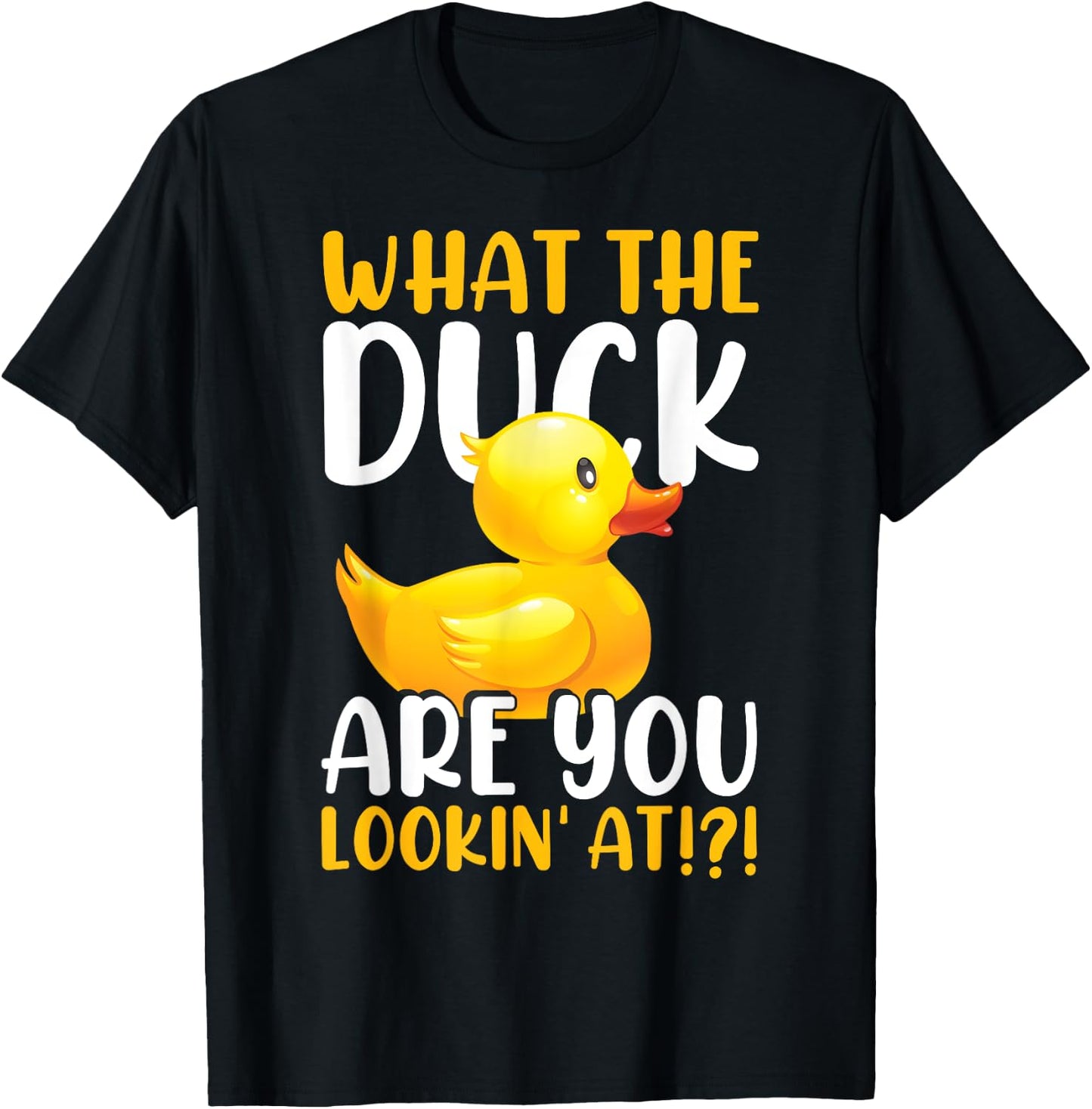 Rubber Duckie Bath Toy Rubber Duck Rubber Ducky T-Shirt - T-Shirt | Black