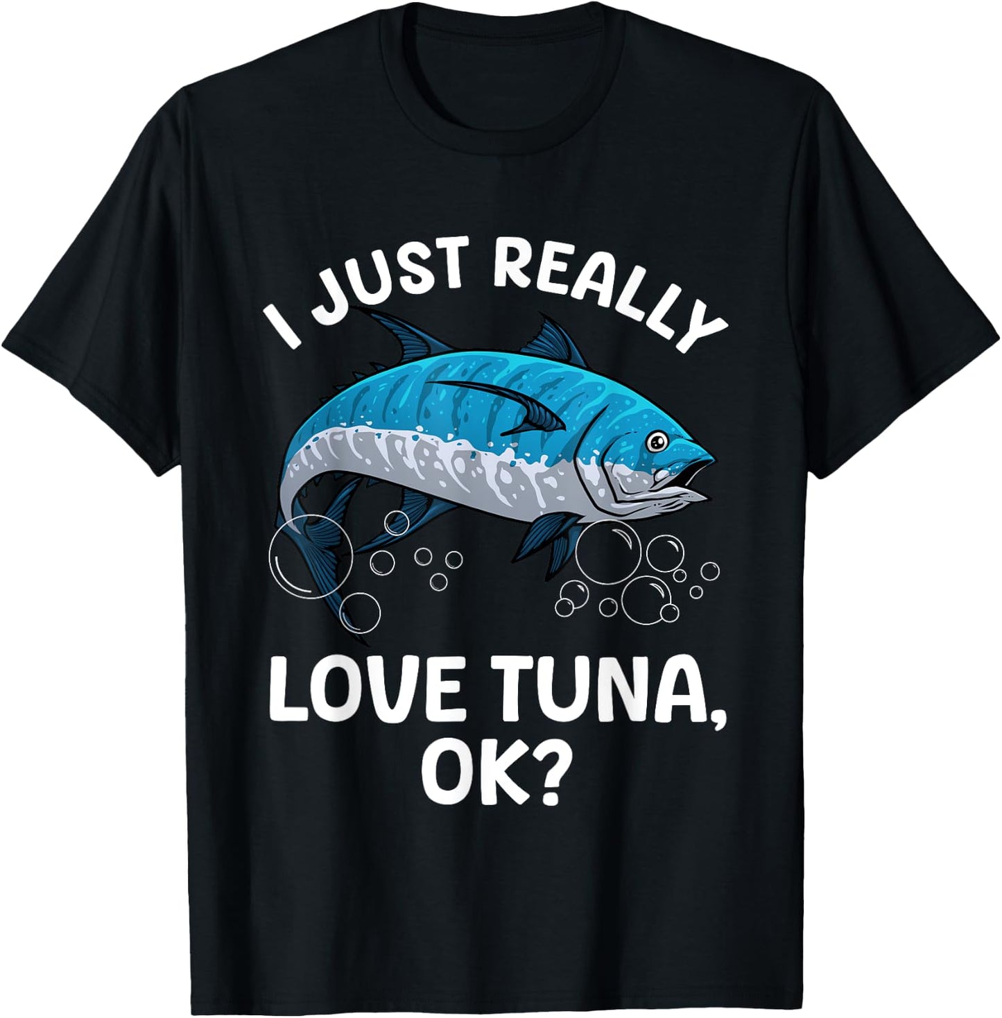 Cool Tuna Fishing Art Women Deep Sea Tuna Fishing T-Shirt - T-Shirt | Black