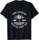 Lake Superior Unsalted Shark Free Great Lakes Fishing T-Shirt - T-Shirt | Black