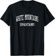 White Mountains High School HS Whitefield NH Vintage Sports T-Shirt - T-Shirt | Black