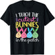 I Teach The Cutest Bunnies In The Patch Easter Teacher Women T-Shirt - T-Shirt | Black