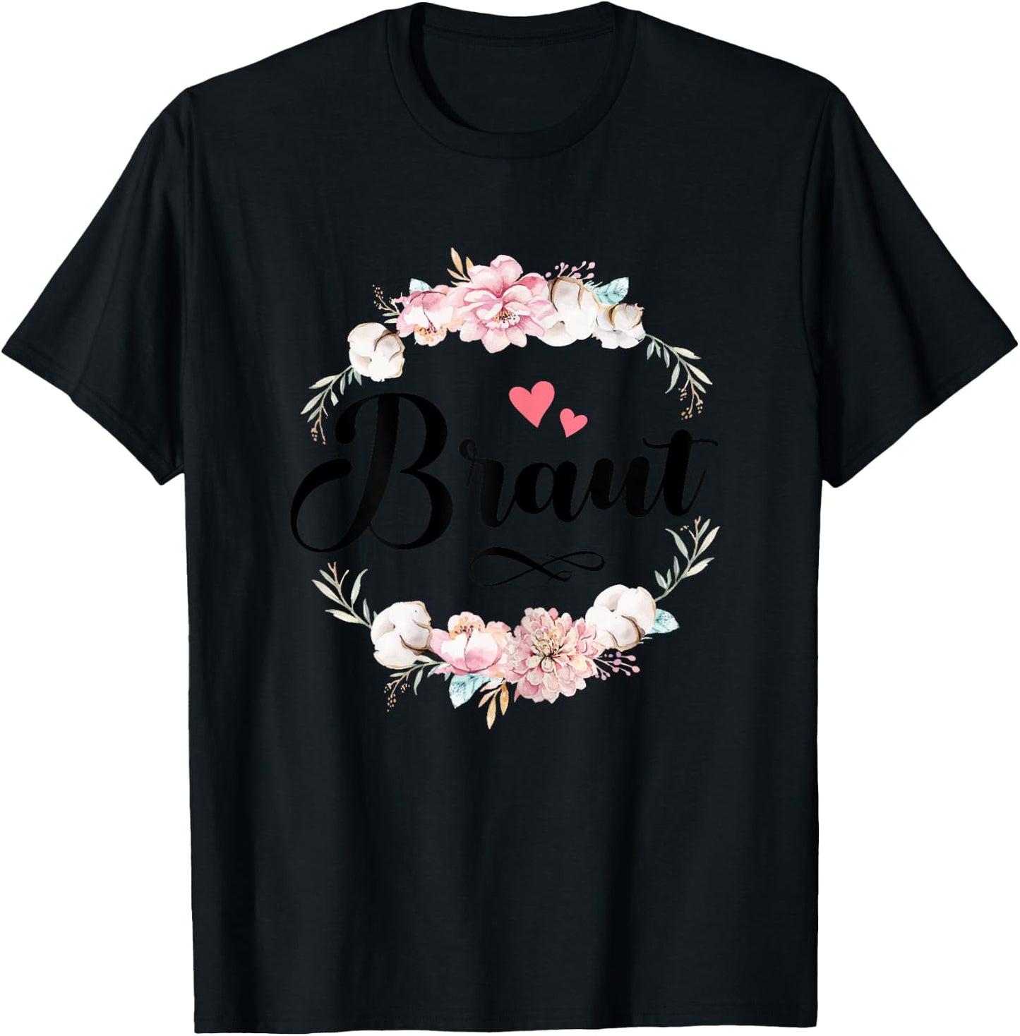 JGA Braut Junggesellinnenabschied Weiß Frau Bride T-Shirt - T-Shirt | Black