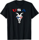 USA is the Goat T-Shirt - T-Shirt | Black