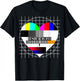 Testbild Heart Sendeschluss TV 90s Party 80s Costume T-Shirt - T-Shirt | Black