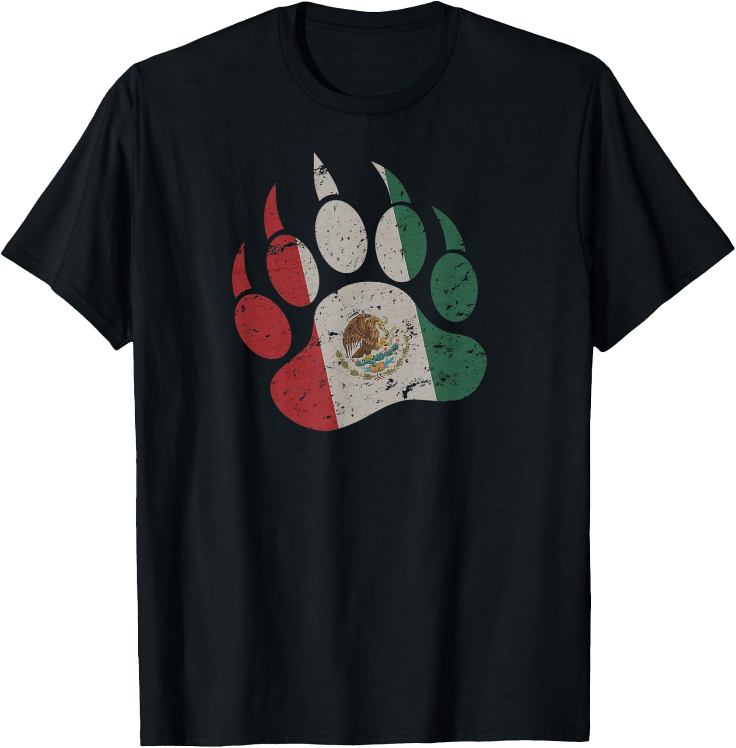 Mexican Bear Paw - Gay Bear T-Shirt - T-Shirt | Black