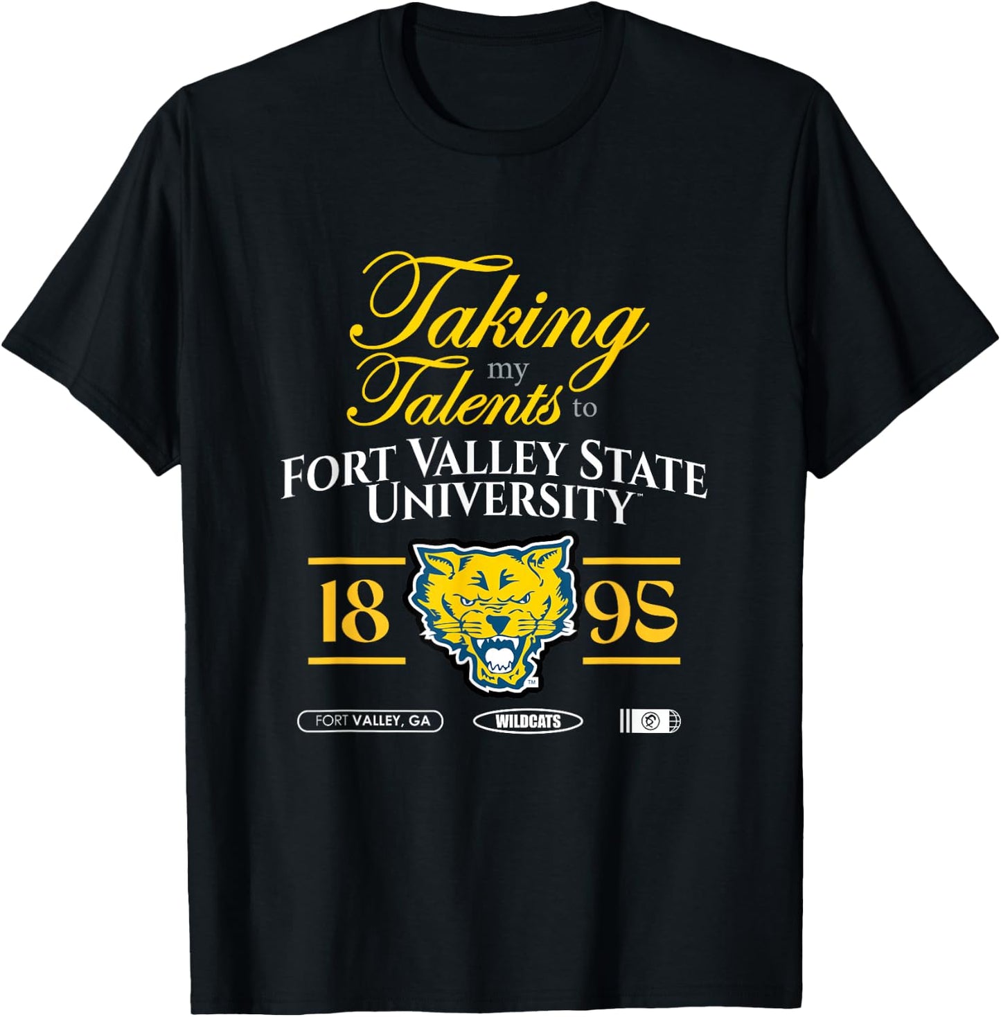 Taking My Talents to FVSU Fort Valley Signing Day T-Shirt - T-Shirt | Black