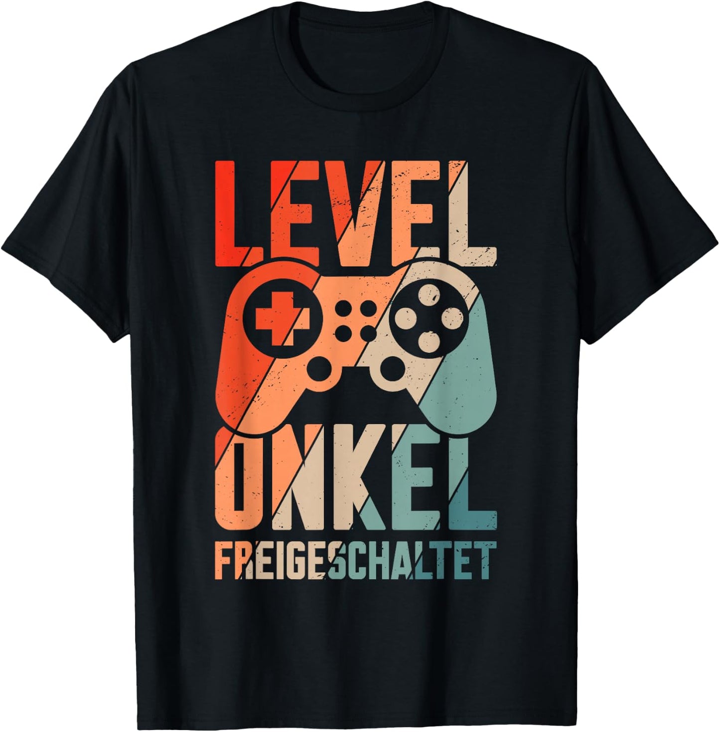 Level Onkel Freigeschaltet - Du Wirst Onkel , black T-Shirt - T-Shirt | Black