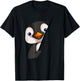 Penguin Girls Boys Children Women Penguin T-Shirt - T-Shirt | Black