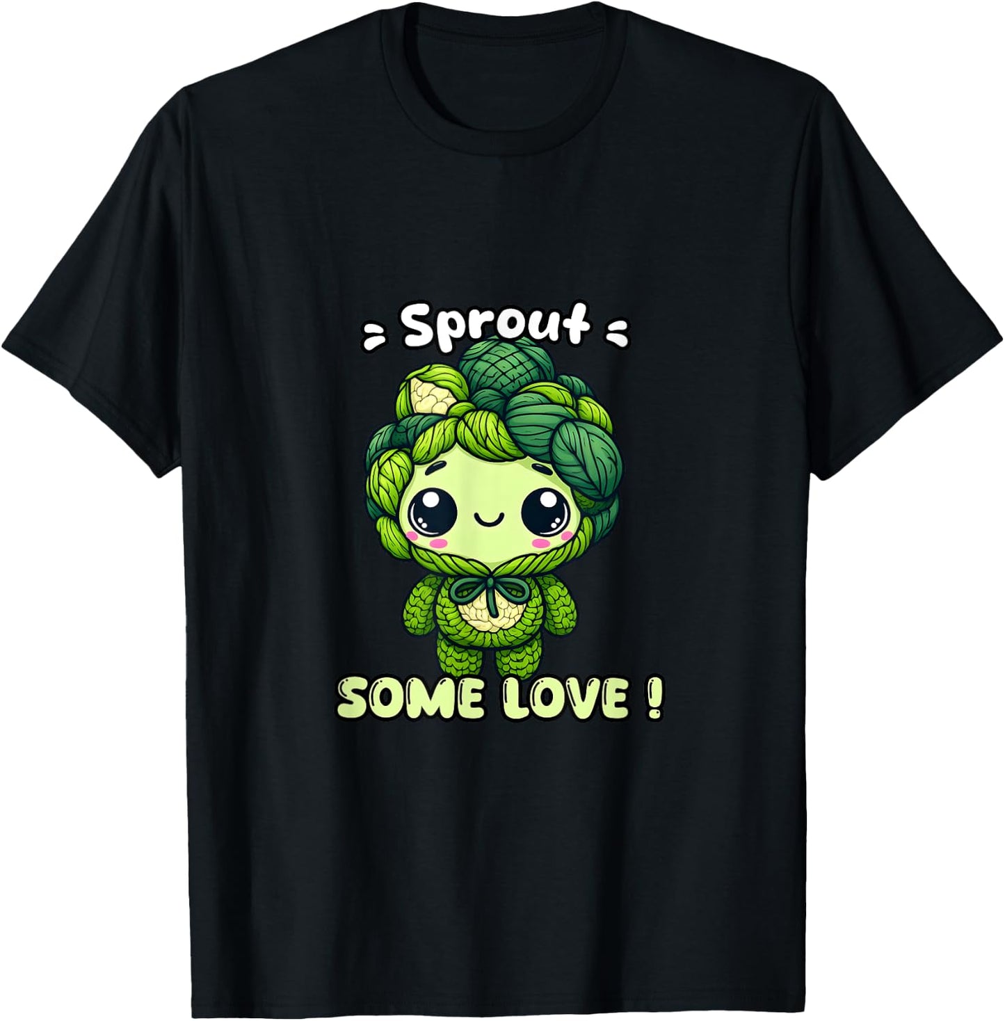 Brussels Sprouts Some Love T-Shirt - T-Shirt | Black