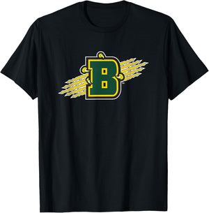 SUNY Brockport Golden Eagles B Claw Logo T-Shirt - T-Shirt | Black