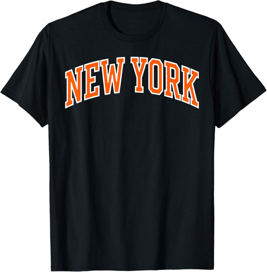 New York Vintage Design Men Women Kids T-Shirt - T-Shirt | Black