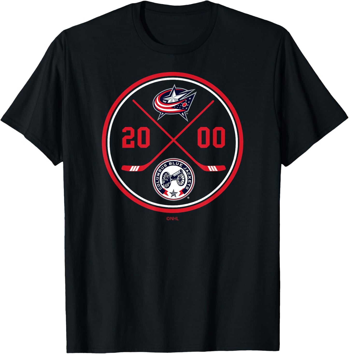 Columbus Blue Jackets Prize Officially Licensed T-Shirt - T-Shirt | Black