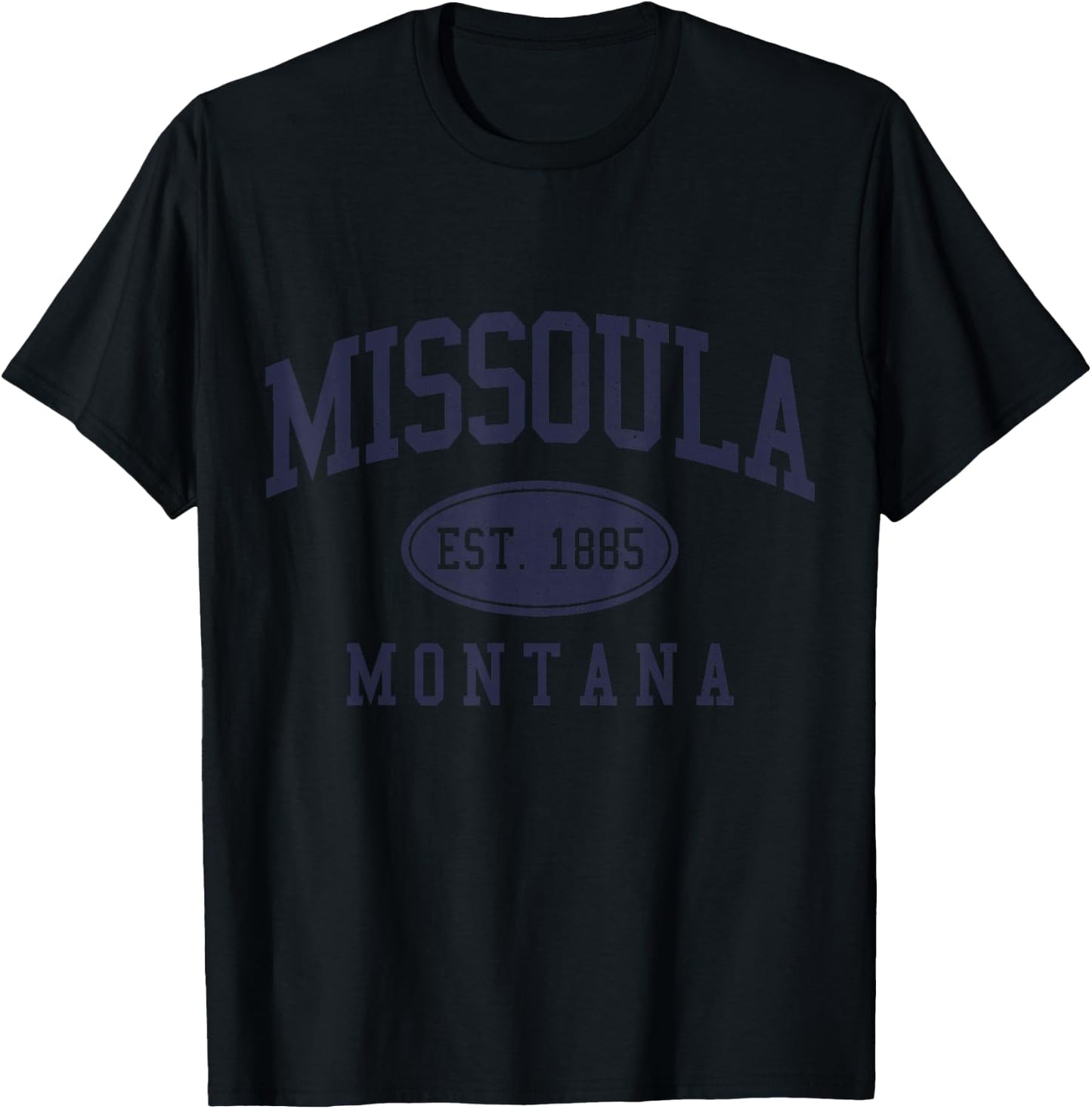 Missoula Montana Vintage Pride T-Shirt - T-Shirt | Black
