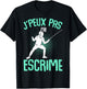 J´Peux Pas Je Ai Fencing Child Man , Black, S T-Shirt - T-Shirt | Black