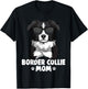 Border Collie Mom Hunde Mama Frauchen Damen T-Shirt - T-Shirt | Black