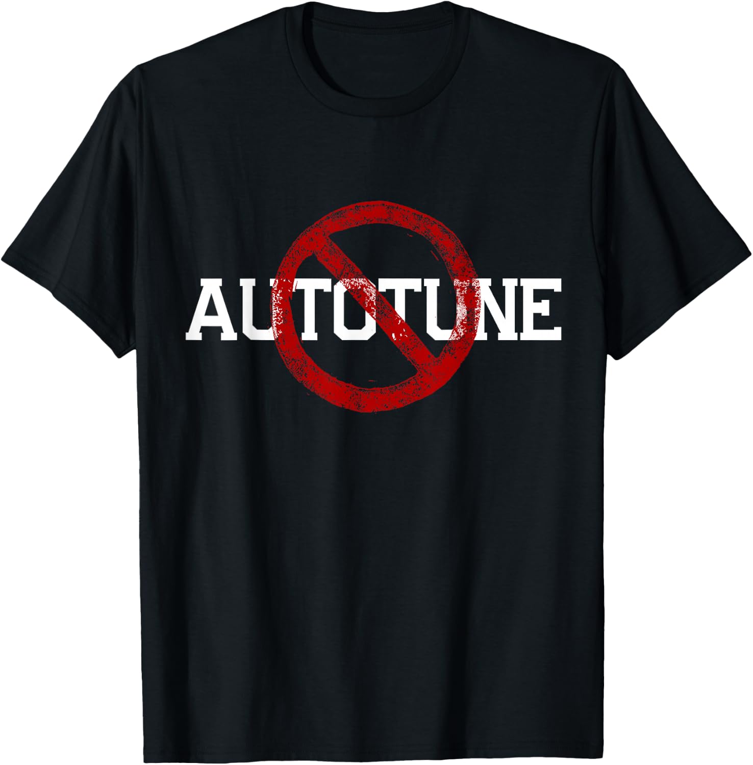 No autotune, veri cantanti Maglietta T-Shirt - T-Shirt | Black