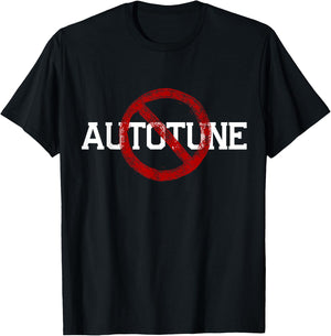 No autotune, veri cantanti Maglietta T-Shirt - T-Shirt | Black