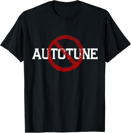 No autotune, veri cantanti Maglietta