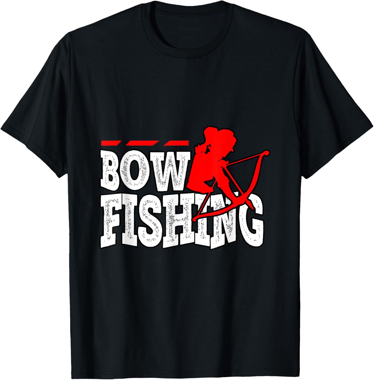 Fishinglife Bow Fishing Camping Fish Lover Fisher T-Shirt - T-Shirt | Black