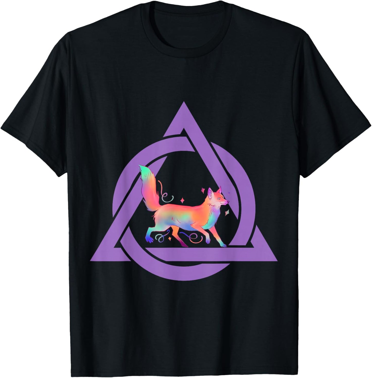 Therian Wear Delta Fox , Black, S T-Shirt - T-Shirt | Black