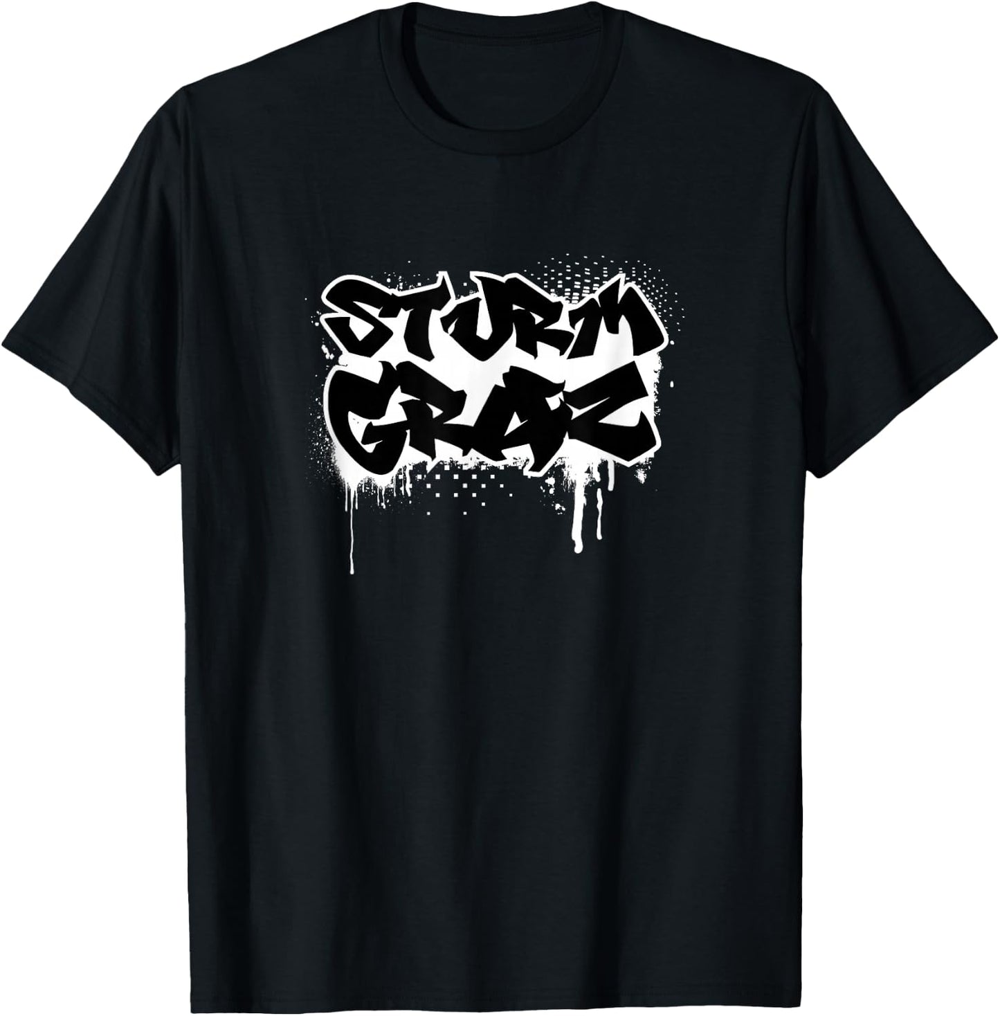 Graz Football Home Fan Styria Austria Stadium Double , black T-Shirt - T-Shirt | Black