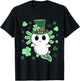 Cute Kawaii Irish St. Patrick's Day Axolotl T-Shirt - T-Shirt | Black
