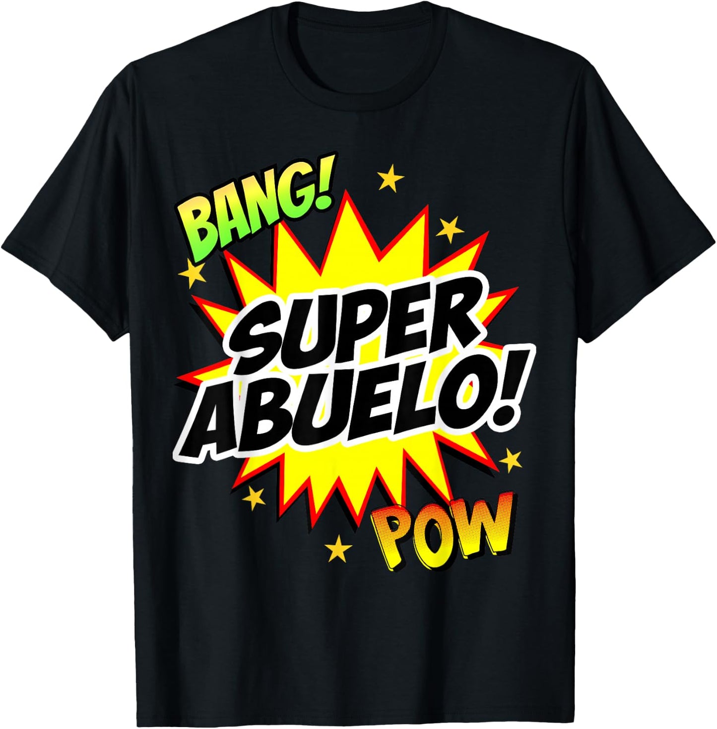 Super Abuelo Spanish Grandpa Grandfather T-Shirt - T-Shirt | Black