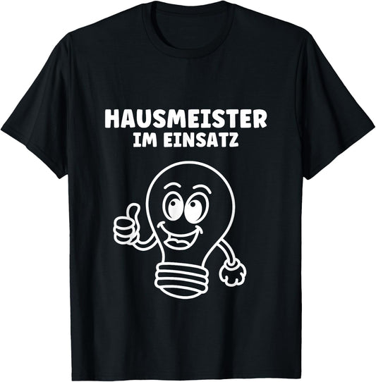 Facility Manager Profession Home Technician Janitorial in Use , black T-Shirt - T-Shirt | Black