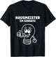 Facility Manager Profession Home Technician Janitorial in Use , black T-Shirt - T-Shirt | Black