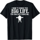 Funny BBQ Big Egg Smoker Accessories T Shirts Back Printed T-Shirt - T-Shirt | Black
