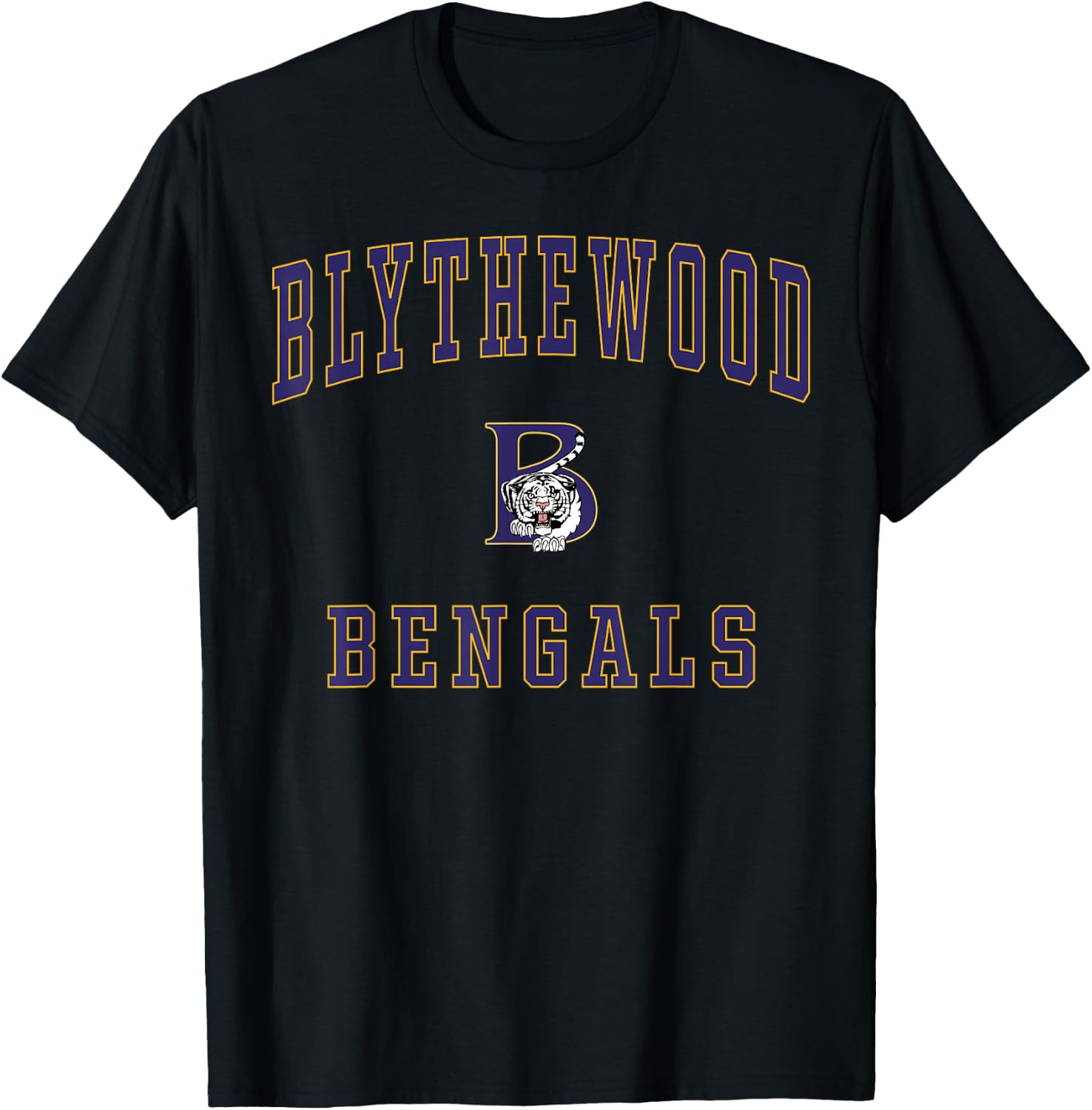 Blythewood High School Bengals T-Shirt - T-Shirt | Black