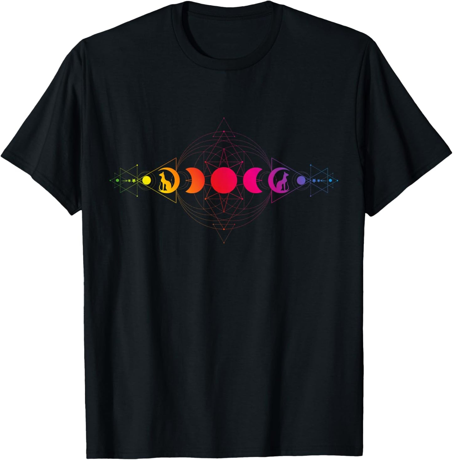 Psychedelic Acid Folk Trance Rock EDM Festival Goa Rave , black T-Shirt - T-Shirt | Black