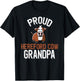 Proud Hereford Cow Grandpa T-Shirt - T-Shirt | Black