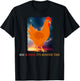 Rise & shine It's Rooster time Poultry Farming Animal Birds T-Shirt - T-Shirt | Black