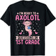 I'm Ready to Axolotl Questions In 1st Grade Back To School T-Shirt - T-Shirt | Black