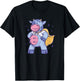 Cow In Superhero Costume Cattle, Cow Farmer T-Shirt - T-Shirt | Black