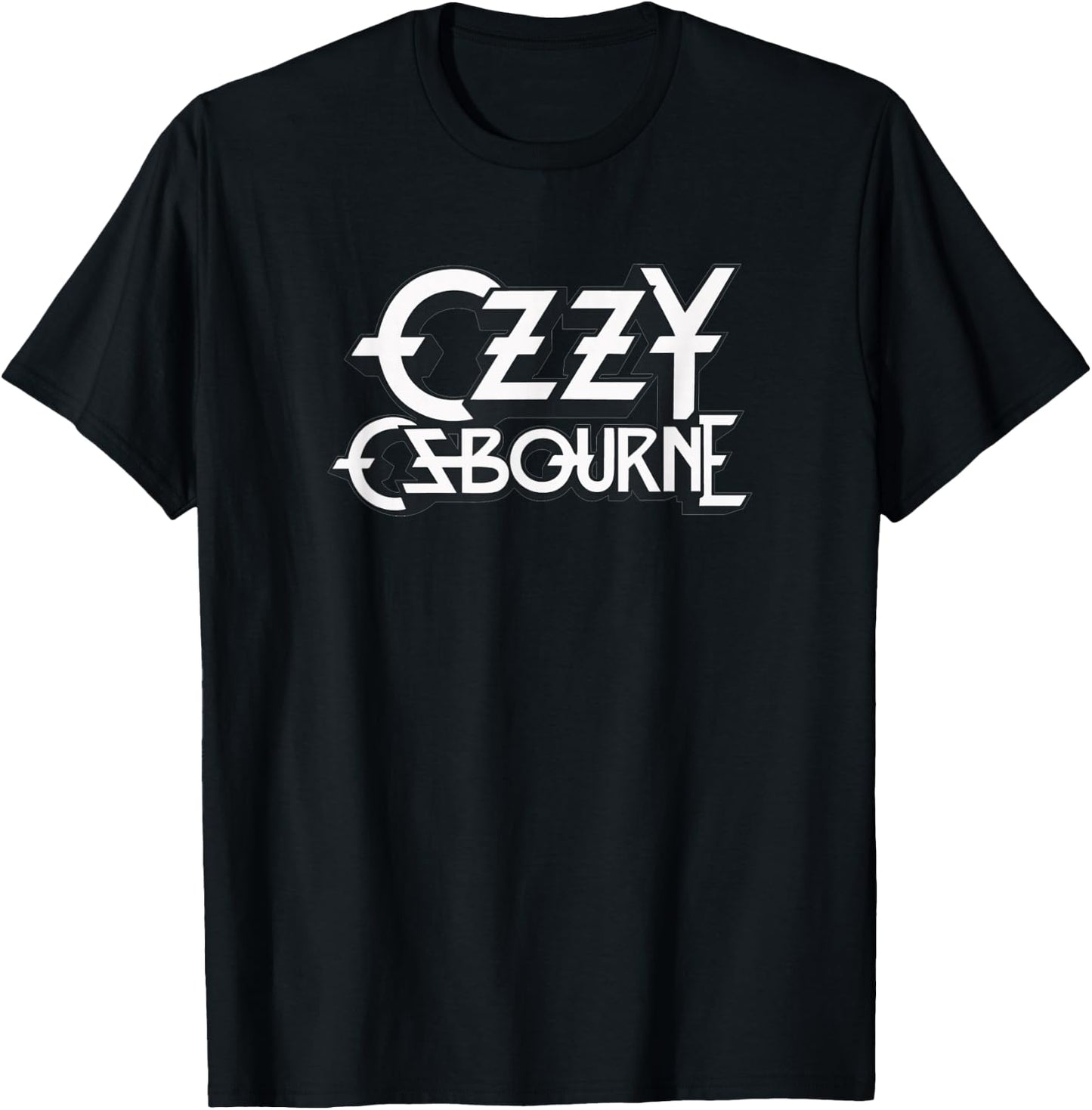 Ozzy Osbourne White Logo T-Shirt - T-Shirt | Black