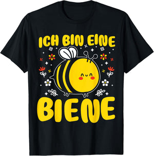 Funny Bee Costume for Carnival Children's Girls' , black T-Shirt - T-Shirt | Black
